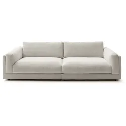 KAWOLA Big Sofa RAINA Cord steingrau