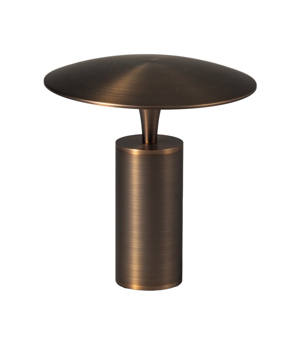 ETH Led tafellamp Jess brons Ø 26,5 cm