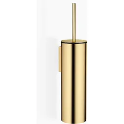 Dornbracht Toilettenbürstengarnitur, Wandmodell, Bürstenkopf schwarz, 83910979-28, Farbe: Messing gebürstet