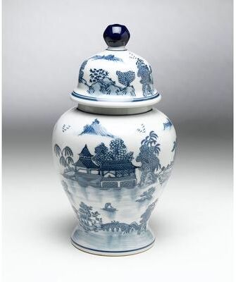Orchard Creek Designs Hampartsum Porcelain Ginger Urn