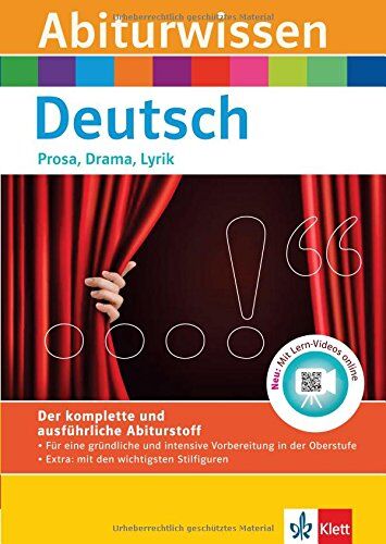 Claus Gigl - Abiturwissen Deutsch: Prosa, Drama, Lyrik - Preis vom 13.10.2026 11:25:28 h