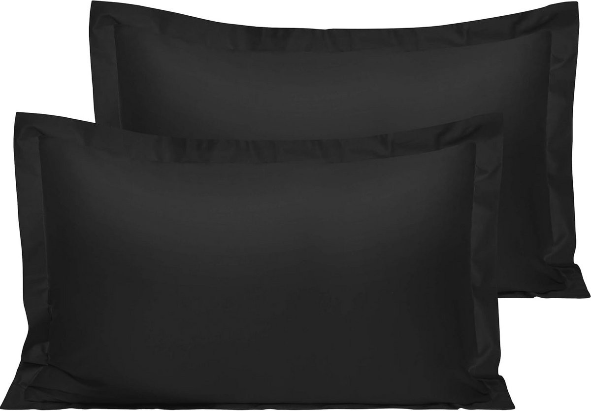 Oxford Kussenslopen 500 Draad Katoen Zacht en Ademend, Euro Standaard, 50 x 75 cm
