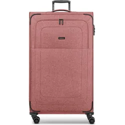 Redolz Essentials 12 4-Rollen Trolley XL 90 cm sehr gross Sondergrösse, Koffer, Rosa