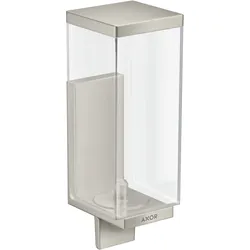 hansgrohe AXOR UNIVERSAL Rectangular Seifenspender, Füllmenge 600ml, 42610800, Farbe: Edelstahl-Optik