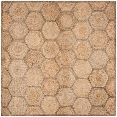 SAFAVIEH Handmade Natural Fiber Kika Honeycomb Jute Rug