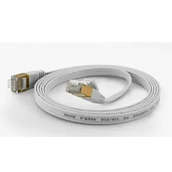 Wantec 7007 Netzwerkkabel Weiß 2 m Cat6a F/UTP (FTP)