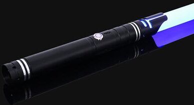 Modern Mode Marketplace RGB Metal Lightsaber Laser Sword Flashing Luke Lightstick Rave Toys black Rgb