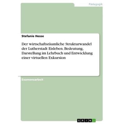 Der wirtschaftsräumliche Strukturwandel der Lutherstadt Eisleben. Bedeutung, Darstellung im Lehrbuch und Entwicklung einer virtuellen Exkursion,