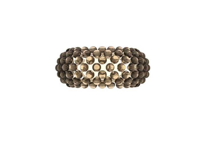 Foscarini Wandleuchte Caboche Plus, glamouröses Design, Glaskug