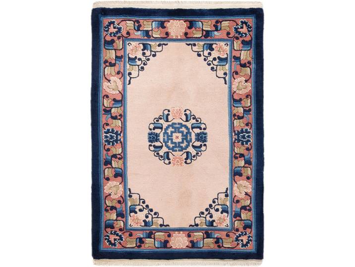 China Peking Teppich 62x93 Handgeknüpft Orientteppich Wolle