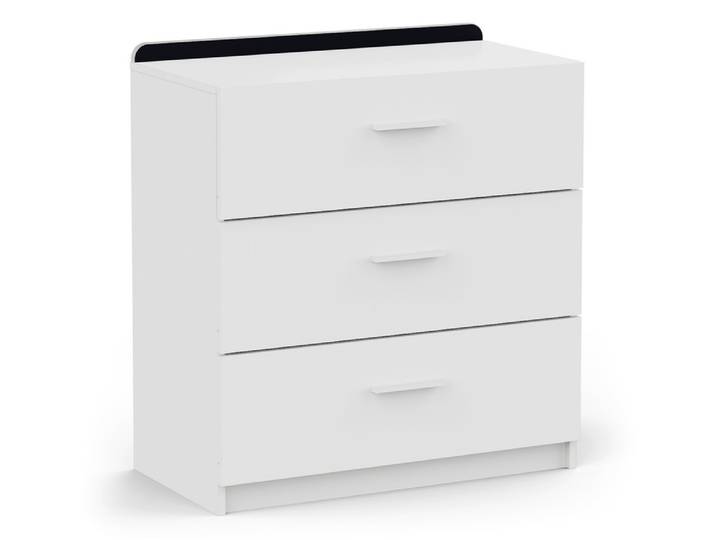 Commode 3 tiroirs Reverso Blanc Mat - Basika