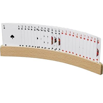 Philos 6693 - Spielkartenhalter aus Holz 33 cm, ohne Spielkarten