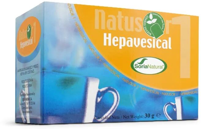 Soria Natural NATUSOR 1 - HEPAVESICAL 20 Infusões