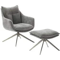 iNNoSeat by MCA + PARKER Drehstuhl mit Armlehnen - versch. Farben - Edelstahl / Anthrazit