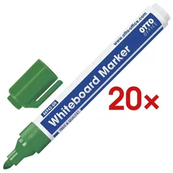 OTTO Office 20x Whiteboard-Marker grün