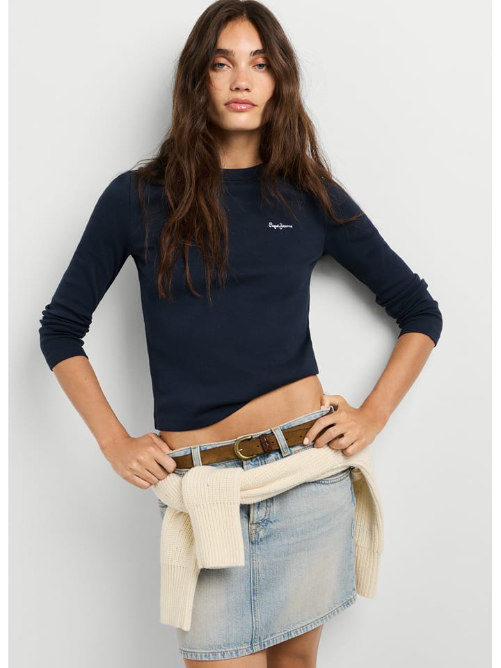 Pepe Jeans Longsleeve in Dunkelblau - S