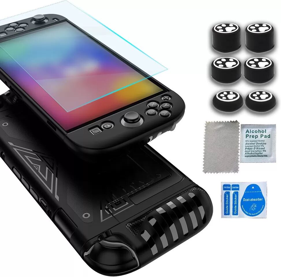 INF Ensemble d'étui de protection pour Switch 2 avec accessoires