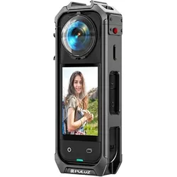 Puluz metal protective case with lens cover for Insta360 X5, Action Cam Zubehör, Grau