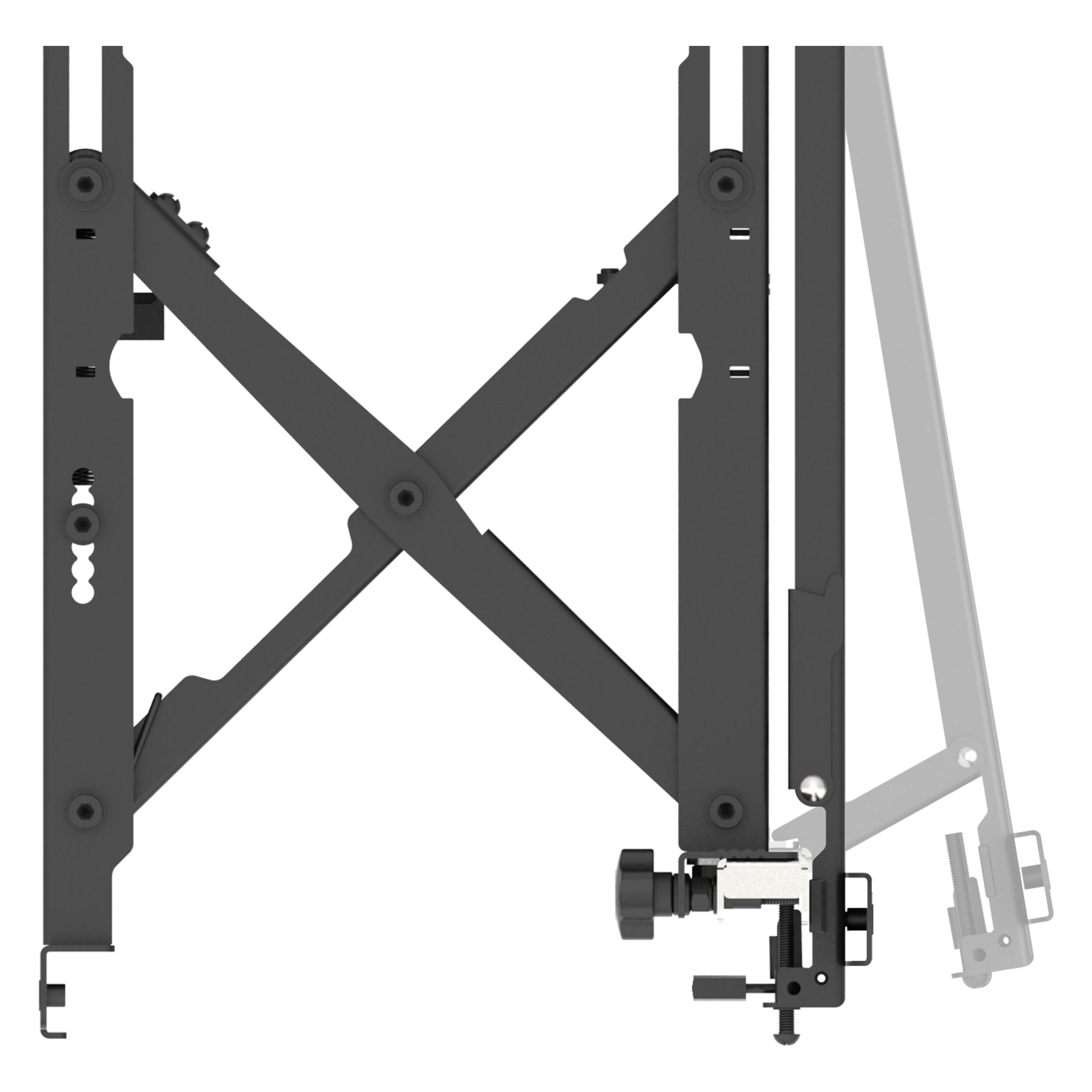 Vision Videowandhalterung - 30 JAHRE GARANTIE - geeignet für 45-70-Zoll-Bildschirme mit VES (Wand, 70 kg, 45" - 86") (VFM-VW6X4/2)