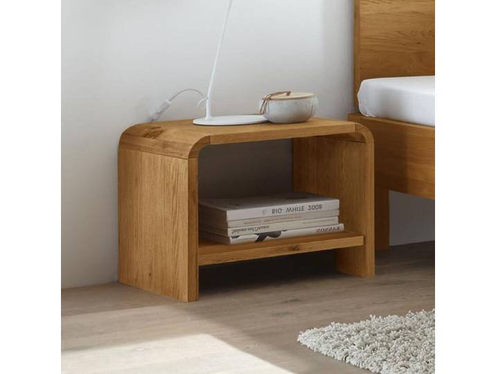 Nachttisch Ecuador Eiche Massivholz H 40cm H:45cm/B:50cm/T:40cm modern