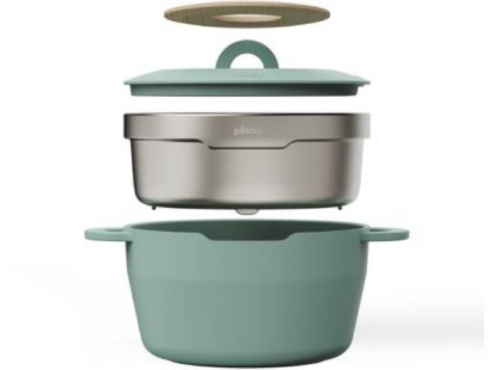 Pebbly - Cocotte 24cm Vert