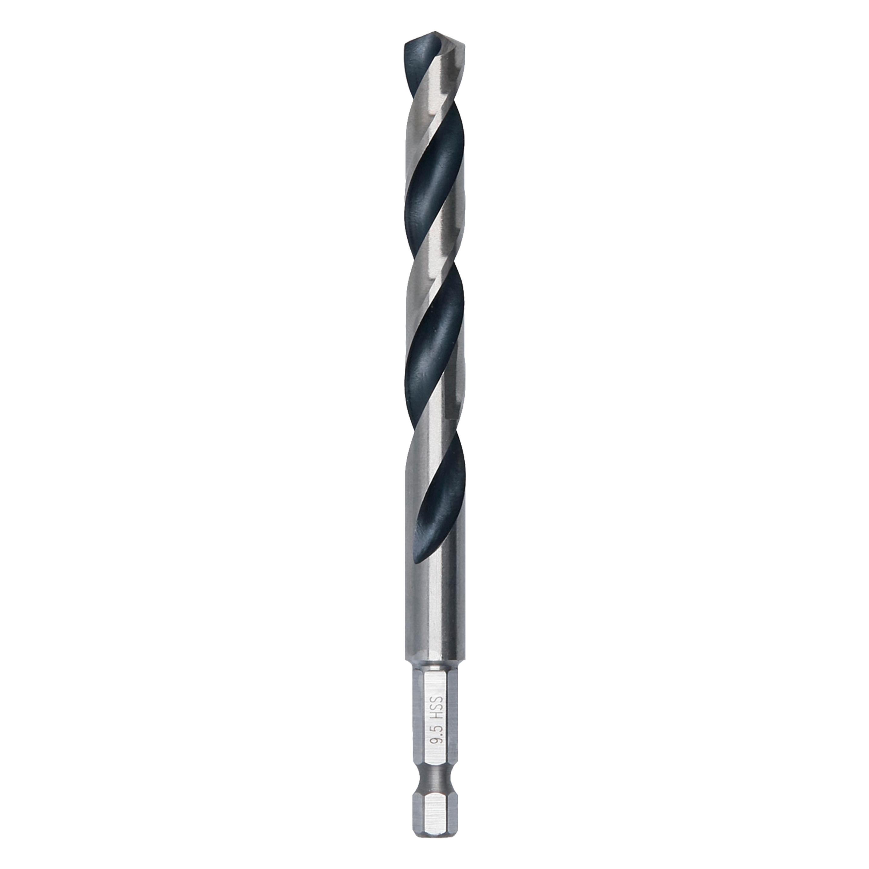 Bosch Professional Zubehör HSS PointTeQ Sechskantbohrer 9,5 mm (9.5 mm) (2608577536)