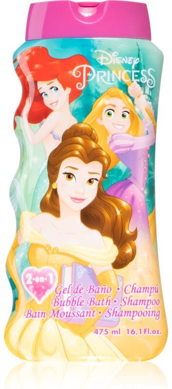 Disney Princess Bubble Bath and Shampoo shower and bath gel for children 475 ml