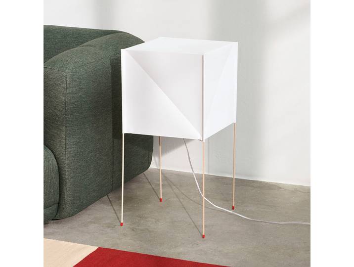Paper Cube Stehleuchte - HAY Pper Cube - Wohnzimmer - Design - Kunststoff