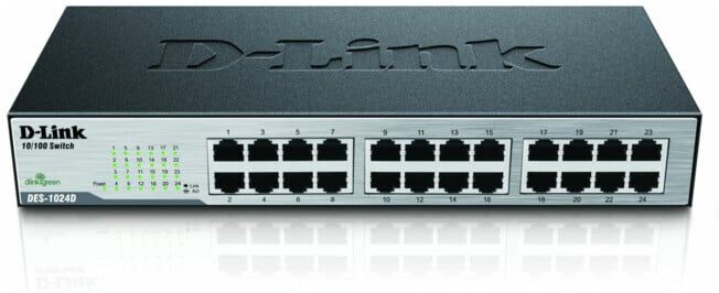DLink 24 ports Switch Ethernet 24x10/100Mbit DES-1024D/E ; d_link (DES-1024D/E)