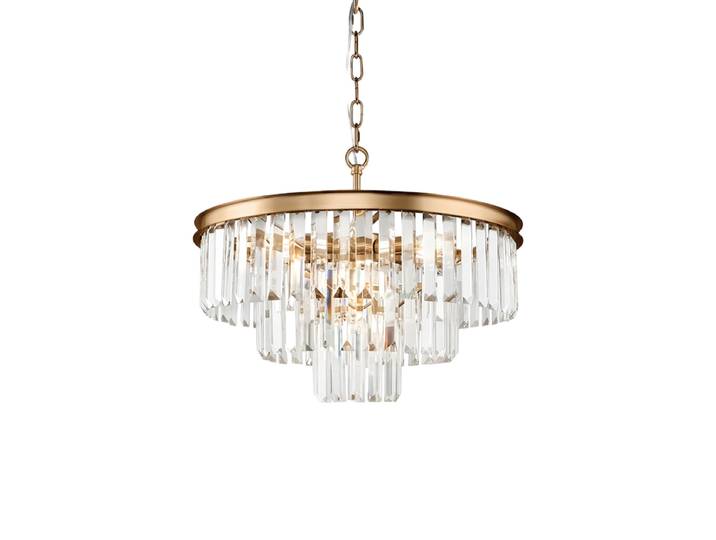 Exklusive Pendellampe „Revero“ 7-Flammig Messing, Klar Maytoni