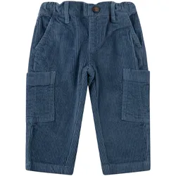 Sanetta Cord-Cargohose, blau, 62