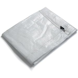 Casa-Pura Abdeckplane Leno, weiß / transparent, 140g/m², wasserdicht, 1,5 x 6m