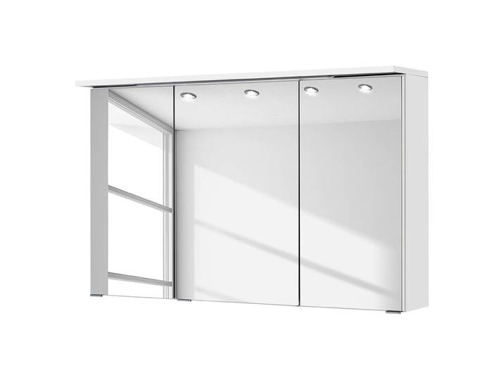 Spiegelschrank II 100cm Weiß/Weiß