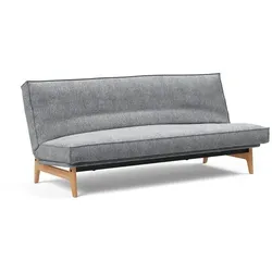 INNOVATION LIVING Schlafsofa Aslak Stoff Grau Granit 140 cm