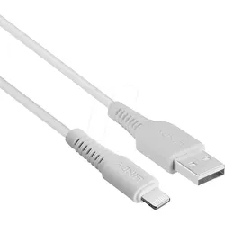 LINDY 31325 - Sync- & Ladekabel, USB-A > Lightning, MFi, 0,5 m, weiß