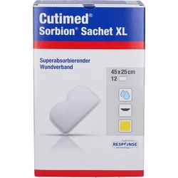 Cutimed Sorbion Sachet Wundauflage Xl 25x45 cm 12 ST