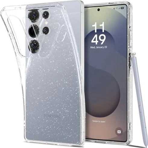 Spigen Liquid Crystal Glitter Crystal Quartz Samsung Galaxy S 2025 Ultra