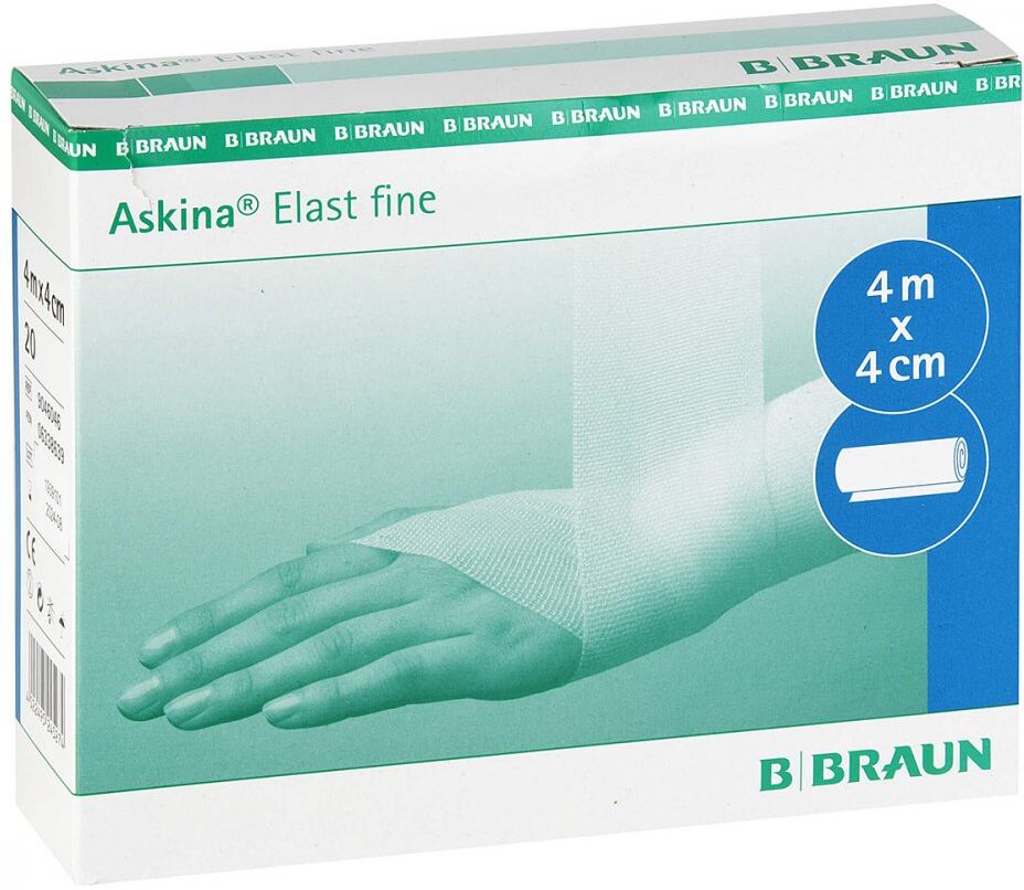 Askina Elast Fine Binde 4mx4cm lose 20stk