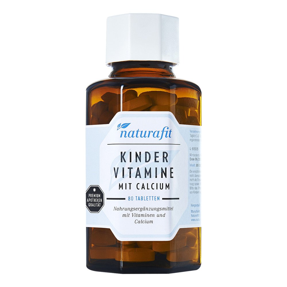 NaturaFit GmbH Naturafit Kindervitamine mit Calcium Lutschtabletten 12515979