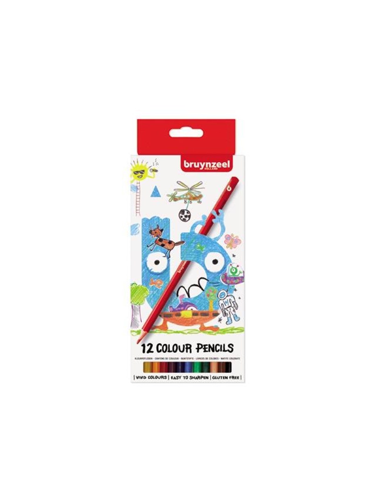 Bruynzeel Kids Colored Pencils 12 pcs.