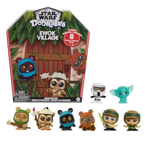 Disney Doorables Star Wars Ewok Village verzameling met 8 exclusieve figuren van Just Play