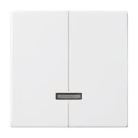Bedienelement Dimmer zweiteilige Taste weiß, Retail