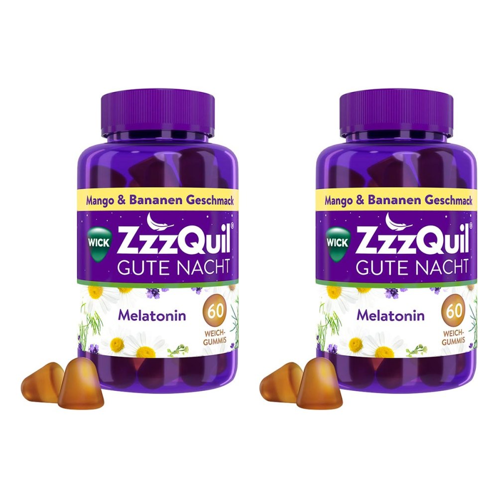 WICK Pharma - Zweigniederlassung der Procter & Gam Wick Zzzquil Gute Nacht Mango & Banane Weichgummis 08102462