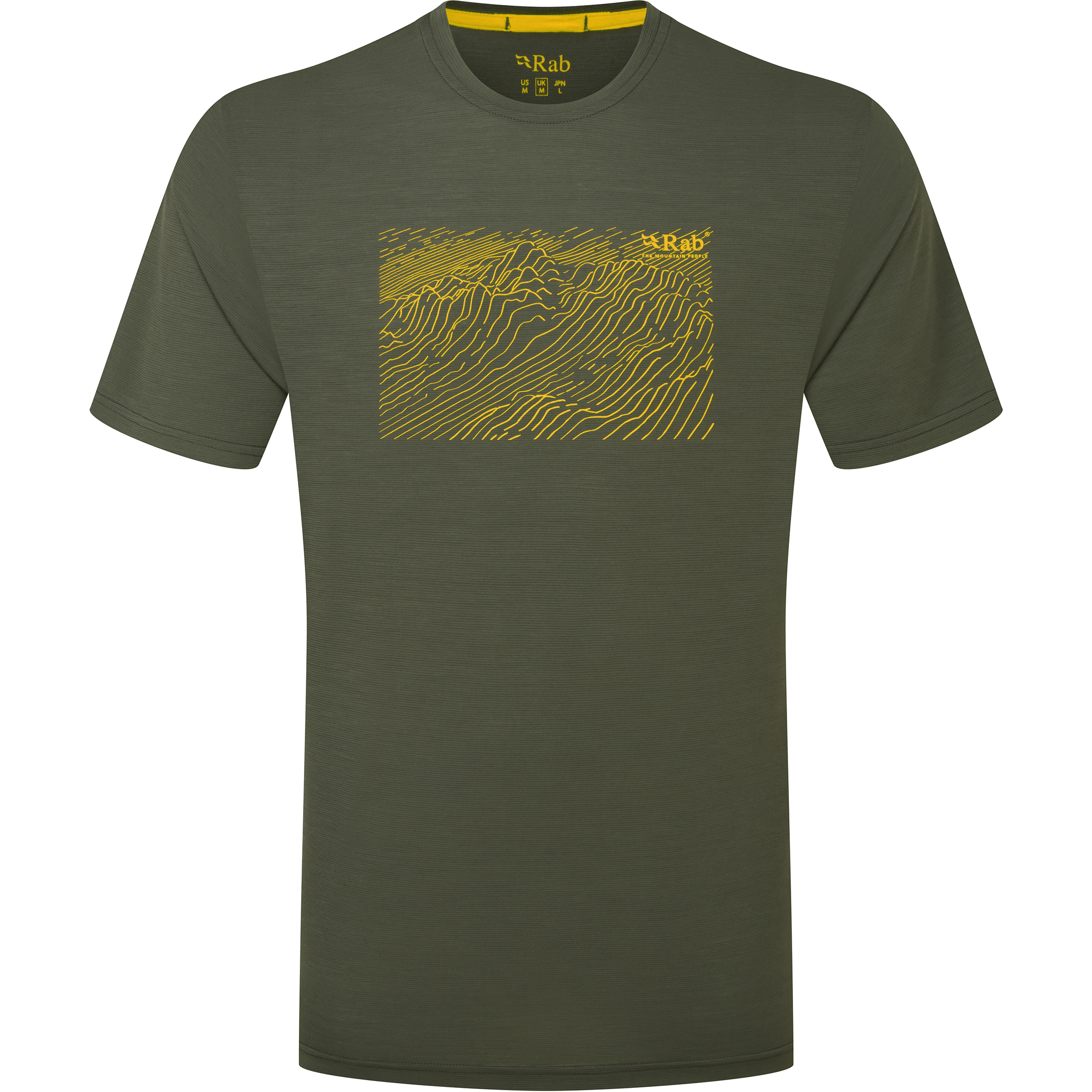 Rab Syncrino Ridge Herren T-Shirts oliv Größe S Trekking Hautfreundlich Merinowolle