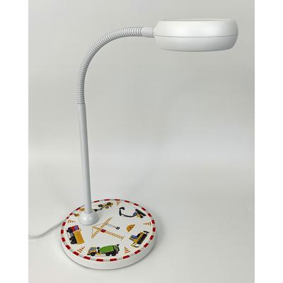 NIERMANN Nachttischlampe "Tischleuchte Baustelle, Kinderlampe", bunt (multi color), 1, 1 Stk., Leuchten, Hochwertige Tisch-Leseleuchte, Kinderzimmer, Kinderlampe