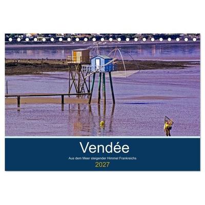 Vendée Aus dem Meer steigender Himmel Frankreichs (Tischkalender 2027 DIN A5 quer), CALVENDO Monatskalender