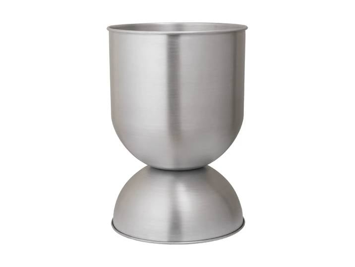 Ferm Living Hourglass Blumentopf medium Ø40 cm Aluminium
