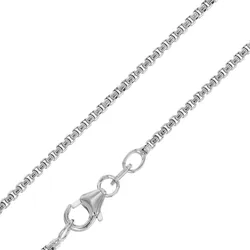 trendor 35897 Herren-Halskette 925 Silber gerundete Venezianer 1,5 mm breit, 60 cm