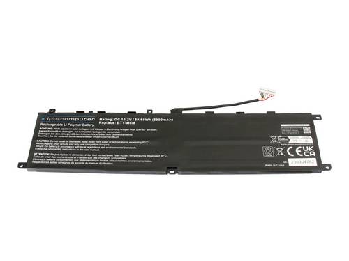 Ipc-computer Notebook-Akku Akku BTY-M6M REPLACE 15.20V 5900 mAh