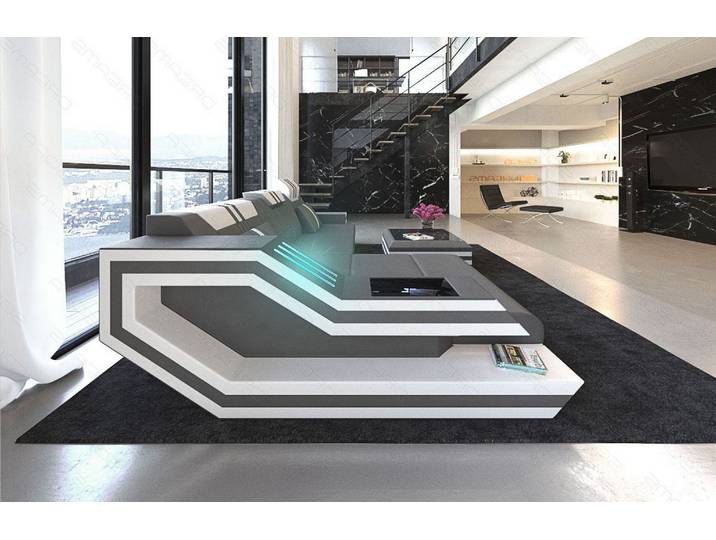 Ecksofa Ravenna L-Form in Leder